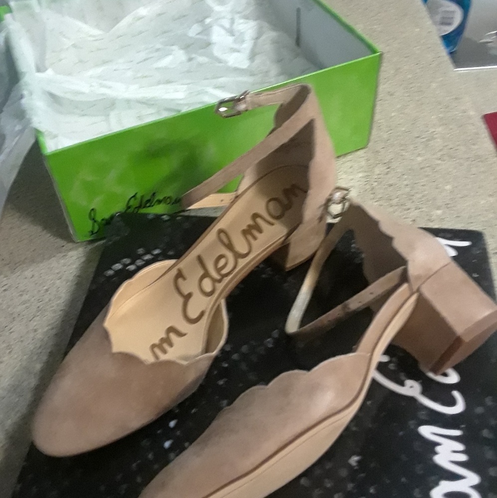 Sam Edelman 'Lara' block heel shoes size 7